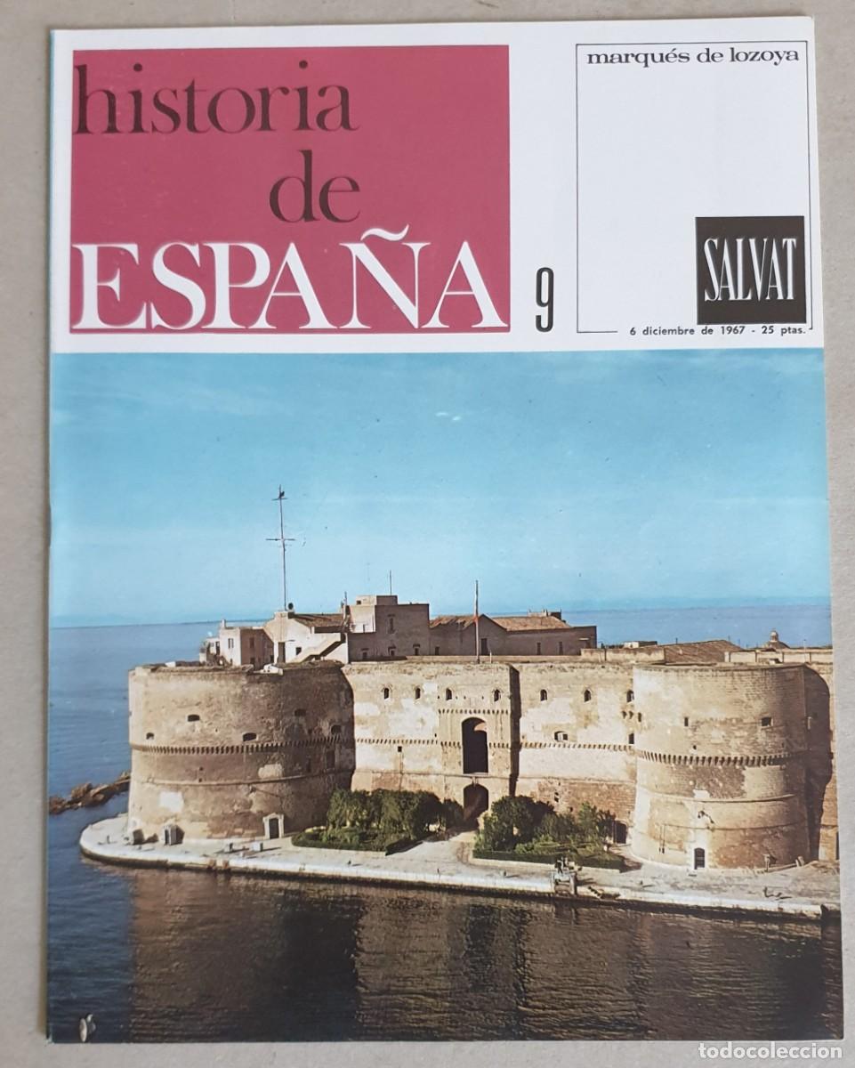 Coleccionismo de revistas y peri&oacute;dicos: Historia de Espa&ntilde;a. Fasc&iacute;culo 9 del volumen III. Salvat. 1967