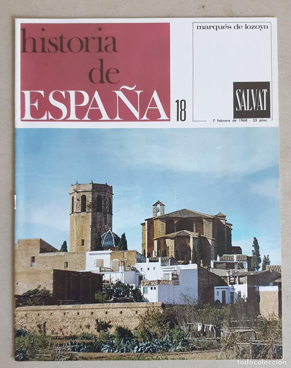 Coleccionismo de revistas y peri&oacute;dicos: Historia de Espa&ntilde;a. Fasc&iacute;culo 18 del volumen III. Salvat. 1968