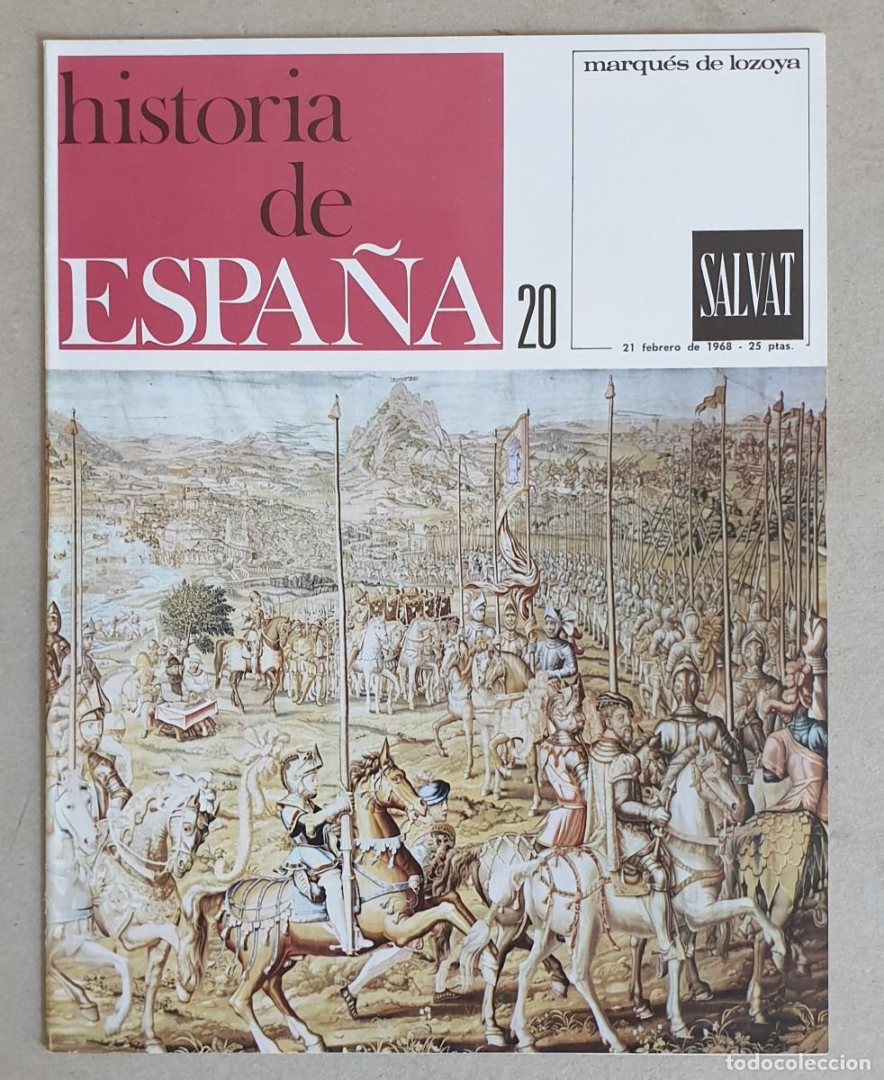 Coleccionismo de revistas y peri&oacute;dicos: Historia de Espa&ntilde;a. Fasc&iacute;culo 20 del volumen III. Salvat. 1968