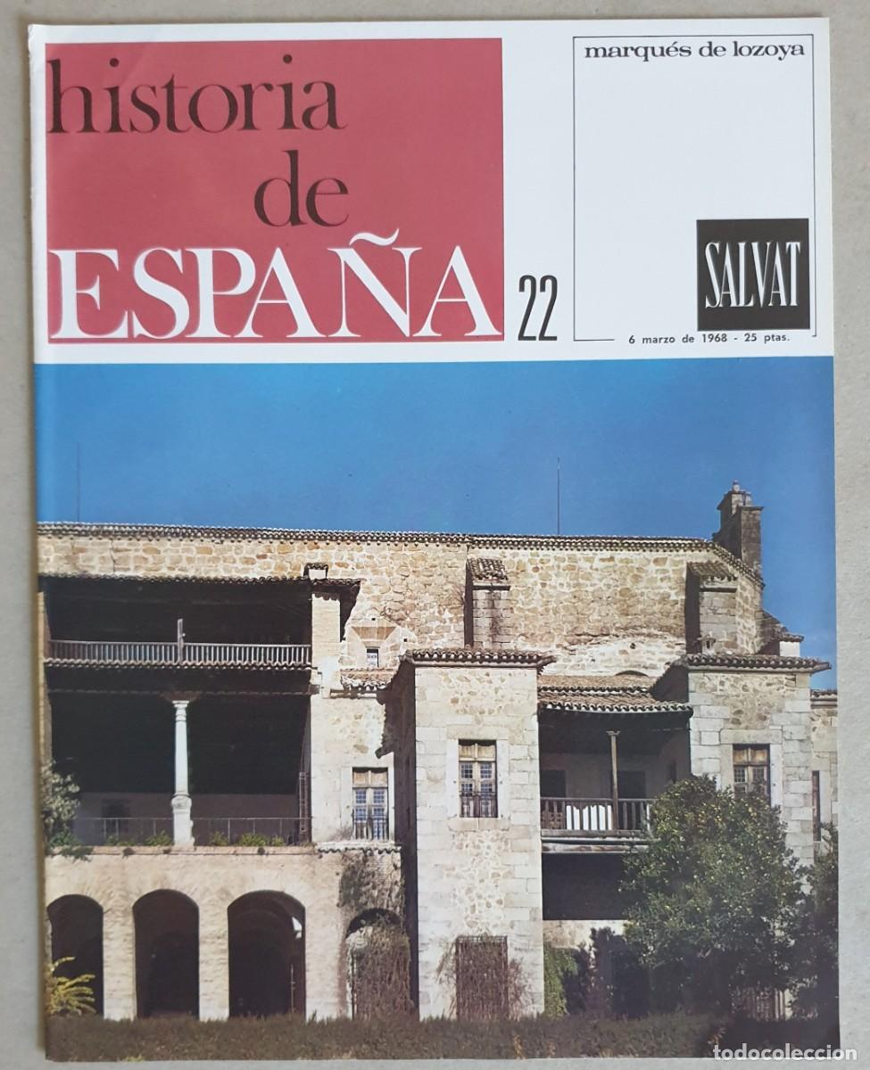 Coleccionismo de revistas y peri&oacute;dicos: Historia de Espa&ntilde;a. Fasc&iacute;culo 22 del volumen III. Salvat. 1968