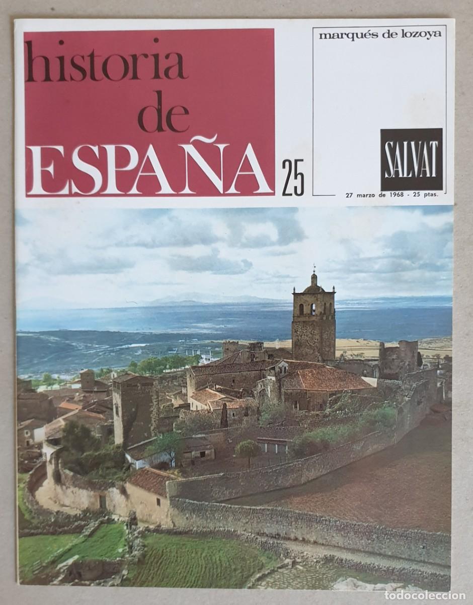 Coleccionismo de revistas y peri&oacute;dicos: Historia de Espa&ntilde;a. Fasc&iacute;culo 25 del volumen III. Salvat. 1968