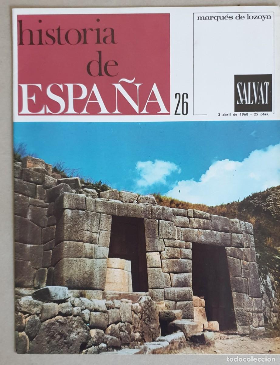 Coleccionismo de revistas y peri&oacute;dicos: Historia de Espa&ntilde;a. Fasc&iacute;culo 26 del volumen IV. Salvat. 1968