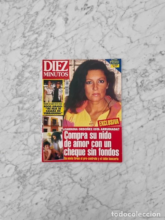 Coleccionismo de revistas y peri&oacute;dicos: DIEZ MINUTOS - 1995 ANA OBREGON, MARTA CHAVARRI, BELEN RUEDA, SARA MONTIEL, NACHO CANO Y ANA TORROJA