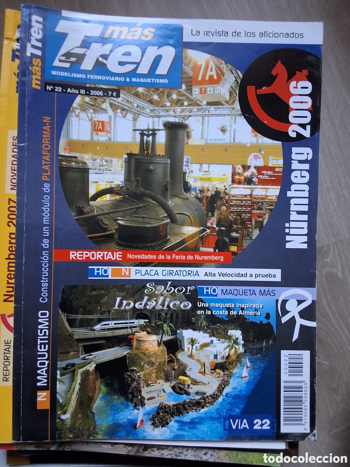 Coleccionismo de revistas y peri&oacute;dicos: M&aacute;s tren revista trenes y maquetas n&uacute;mero 22 a&ntilde;o 2006