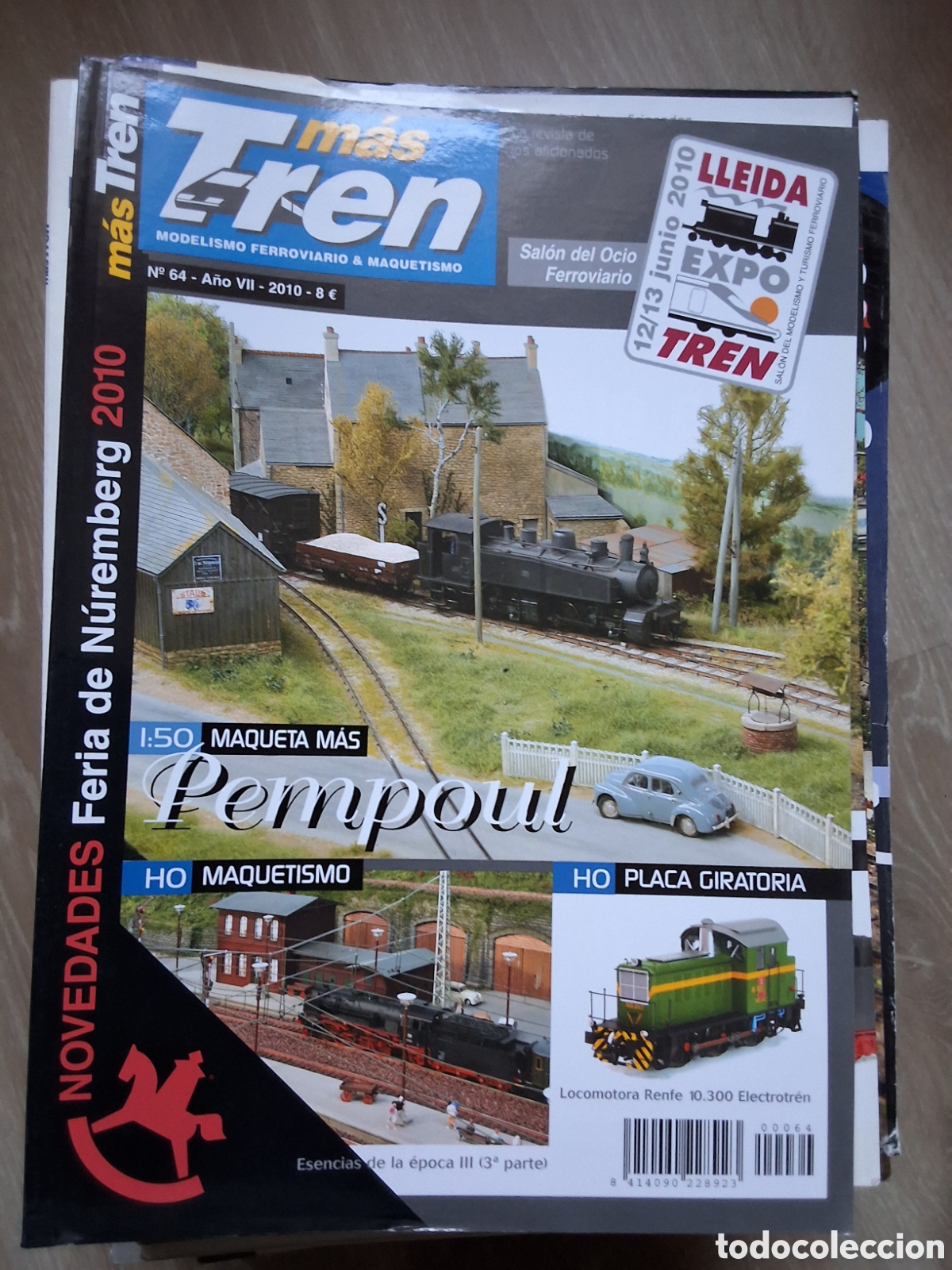 Coleccionismo de revistas y peri&oacute;dicos: M&aacute;s tren revista trenes y maquetas n&uacute;mero 64 a&ntilde;o 2010