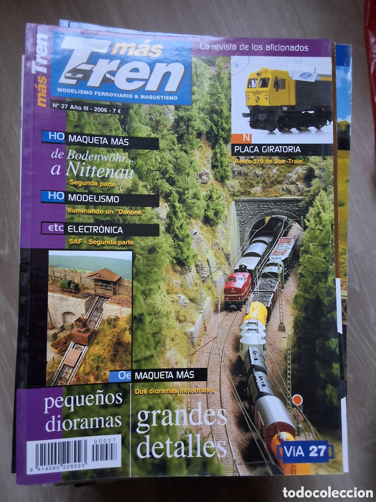 Coleccionismo de revistas y peri&oacute;dicos: M&aacute;s tren revista trenes y maquetas n&uacute;mero 27 a&ntilde;o