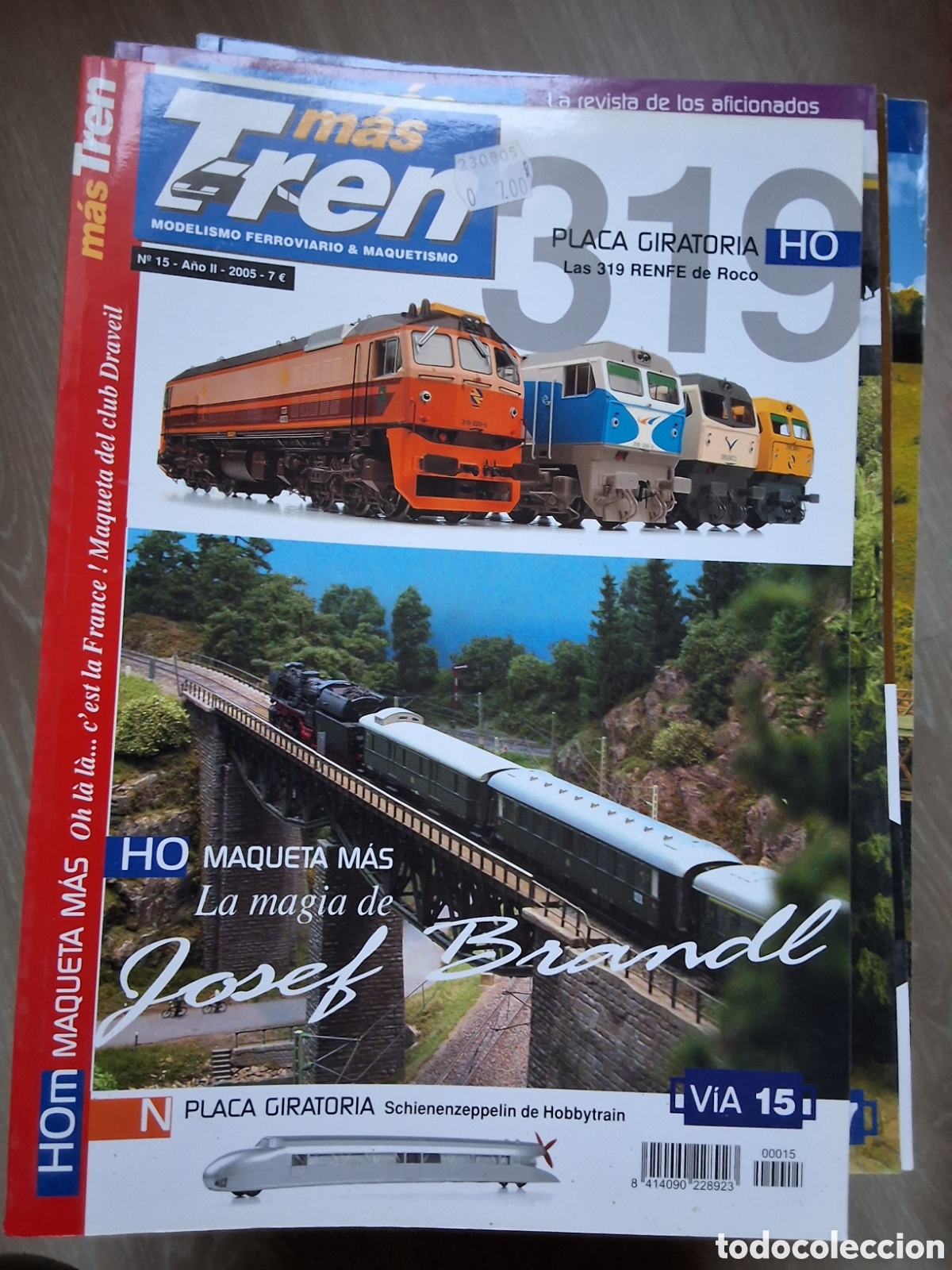 Coleccionismo de revistas y peri&oacute;dicos: M&aacute;s tren revista trenes y maquetas n&uacute;mero 15