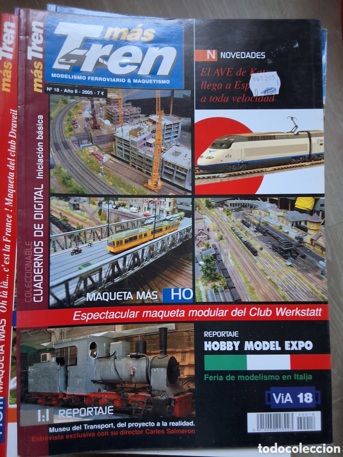 Coleccionismo de revistas y peri&oacute;dicos: M&aacute;s tren revista trenes y maquetas n&uacute;mero 18 a&ntilde;o 2005