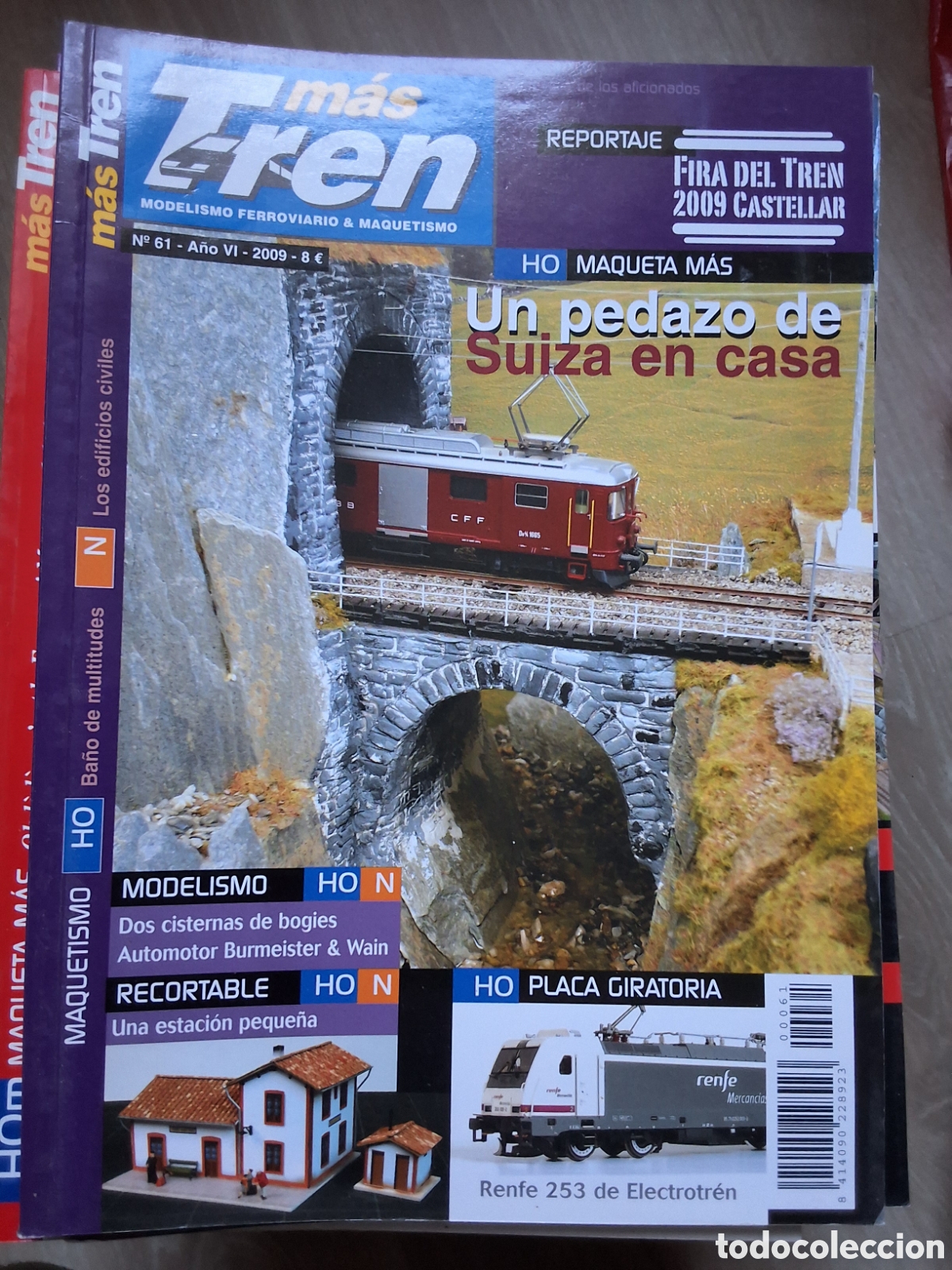 Coleccionismo de revistas y peri&oacute;dicos: M&aacute;s tren revista trenes y maquetas n&uacute;mero 61 a&ntilde;o 2009