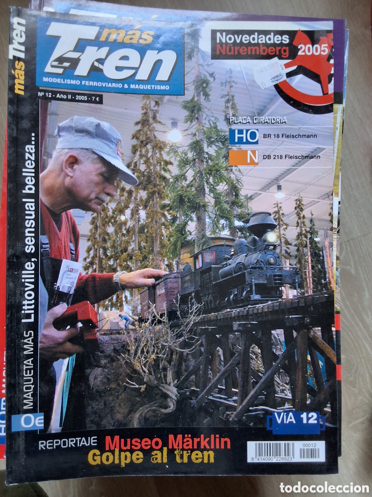 Coleccionismo de revistas y peri&oacute;dicos: M&aacute;s tren revista trenes y maquetas n&uacute;mero 12 a&ntilde;o 2005