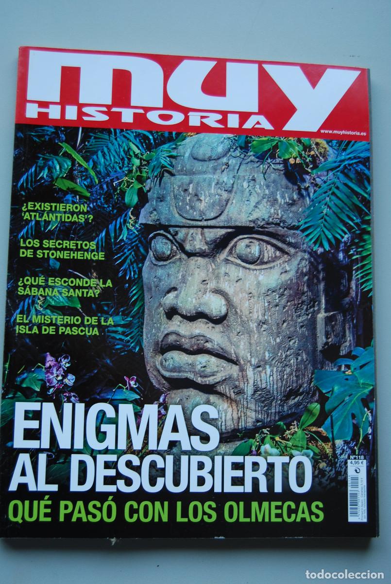 Coleccionismo de revistas y peri&oacute;dicos: MUY HISTORIA-NUMERO-118-2019 : ENIGMAS AL DESCUBIERTO, QU&Eacute; PAS&Oacute; CON LOS OLMECAS