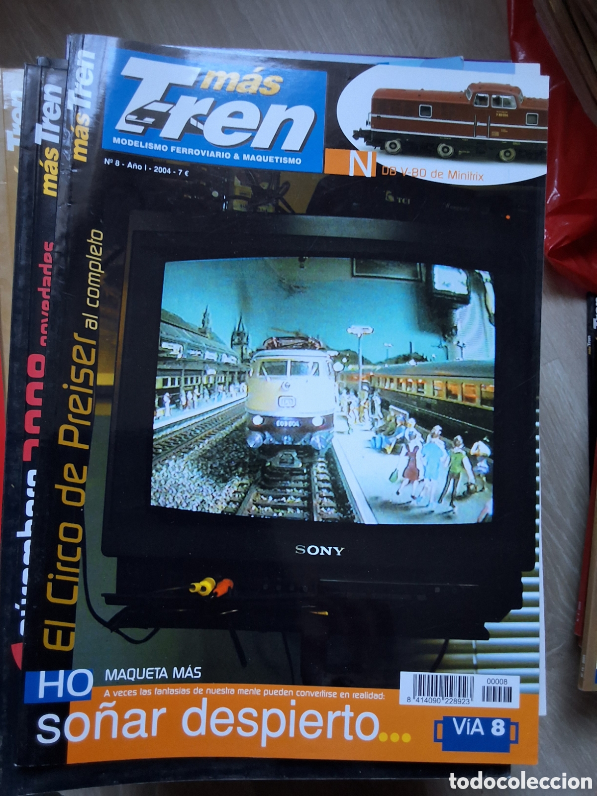 Coleccionismo de revistas y peri&oacute;dicos: M&aacute;s tren revista trenes y maquetas n&uacute;mero 8 a&ntilde;o 2004