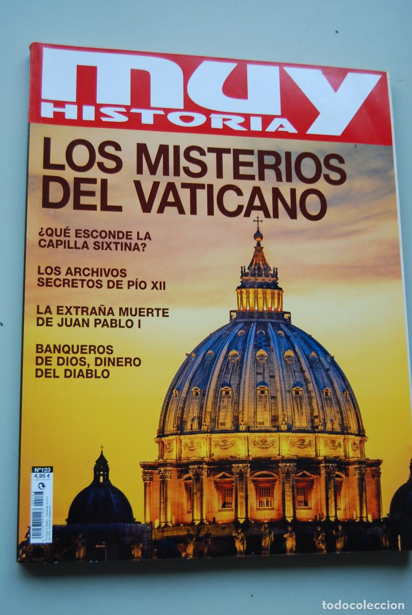 Coleccionismo de revistas y peri&oacute;dicos: MUY HISTORIA-NUMERO-123-2020 : LOS MISTERIOS DEL VATICANO-BANQUEROS DE DIOS, DINERO DEL DIABLO