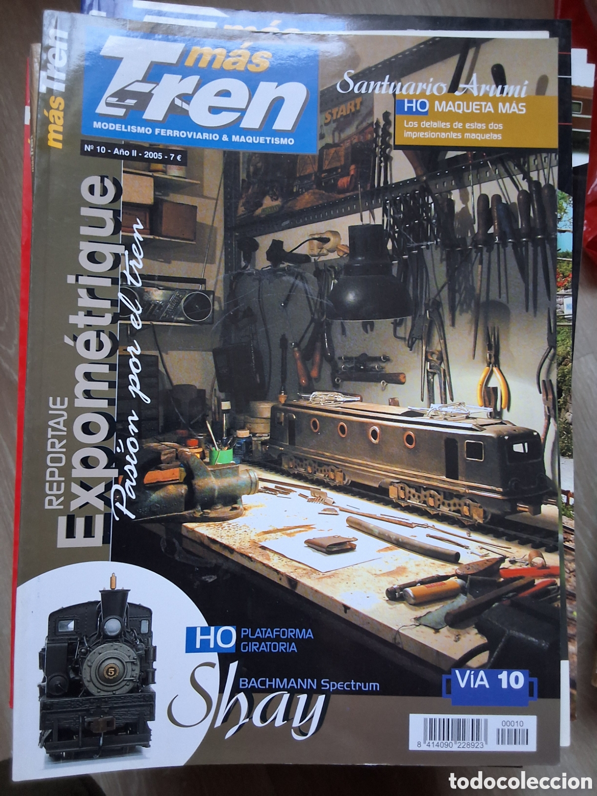 Coleccionismo de revistas y peri&oacute;dicos: M&aacute;s tren revista trenes y maquetas n&uacute;mero 10 a&ntilde;o 2005