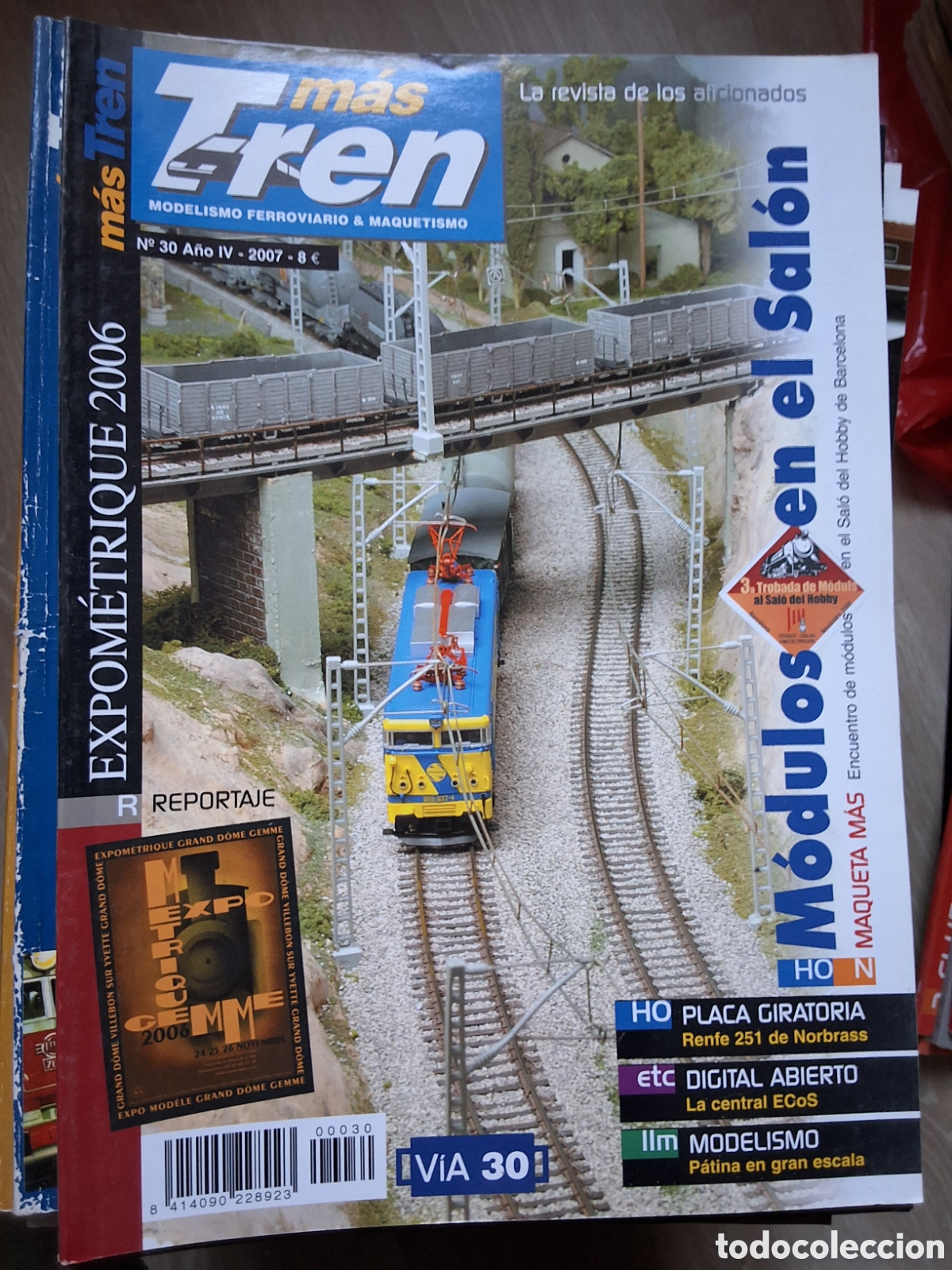 Coleccionismo de revistas y peri&oacute;dicos: M&aacute;s tren revista trenes y maquetas n&uacute;mero 30 a&ntilde;o 2007