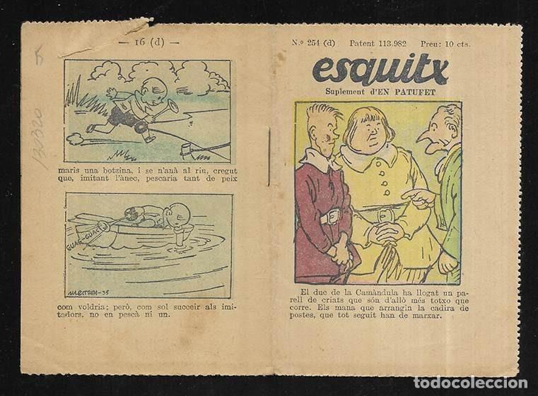 Coleccionismo de revistas y peri&oacute;dicos: Esquitx Suplement d'En Patufet. N&ordm; 254 (d)