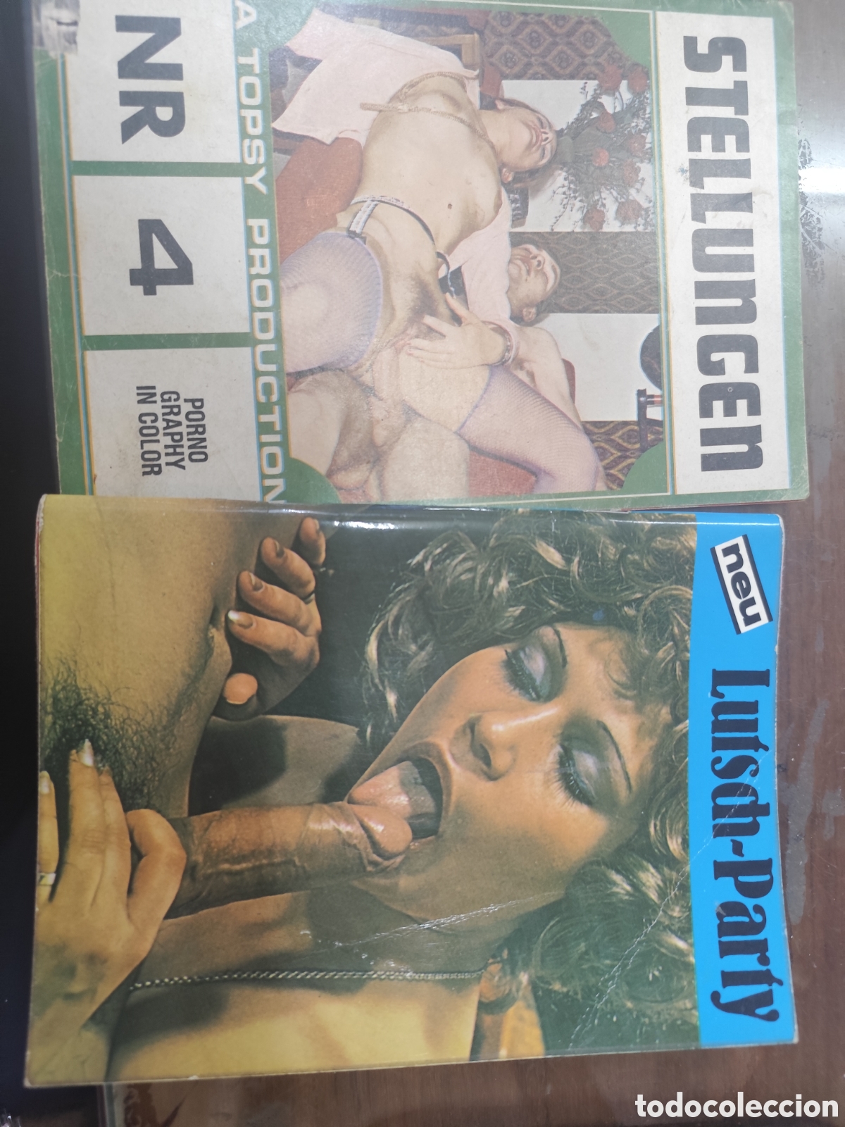 Coleccionismo de revistas y peri&oacute;dicos: Lote 4 ejemplares revista Erotica Porno extranjeras. A&ntilde;os 70. Ver fotos