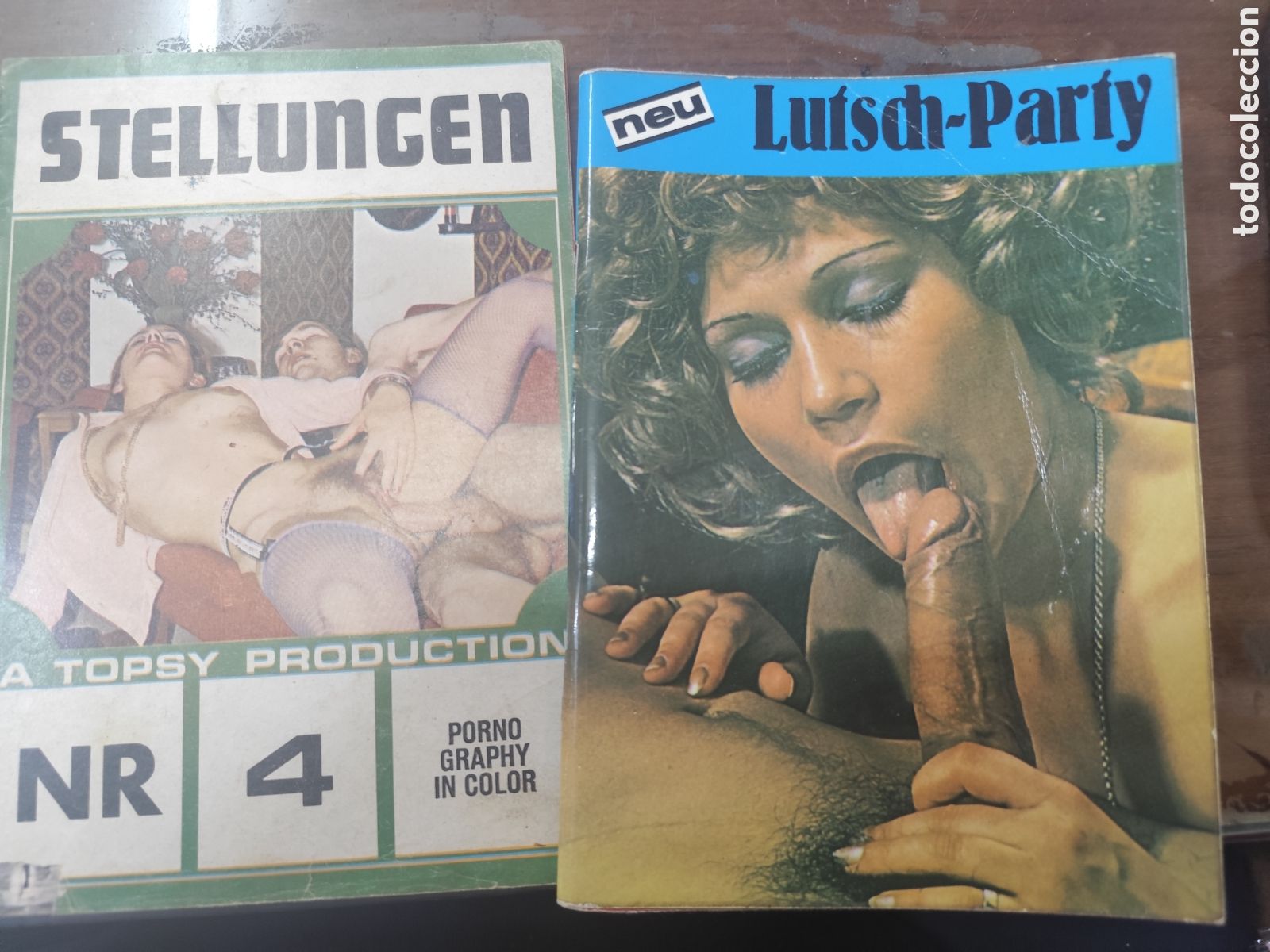 Coleccionismo de revistas y peri&oacute;dicos: Lote 4 ejemplares revista Erotica Porno extranjeras. A&ntilde;os 70. Ver fotos
