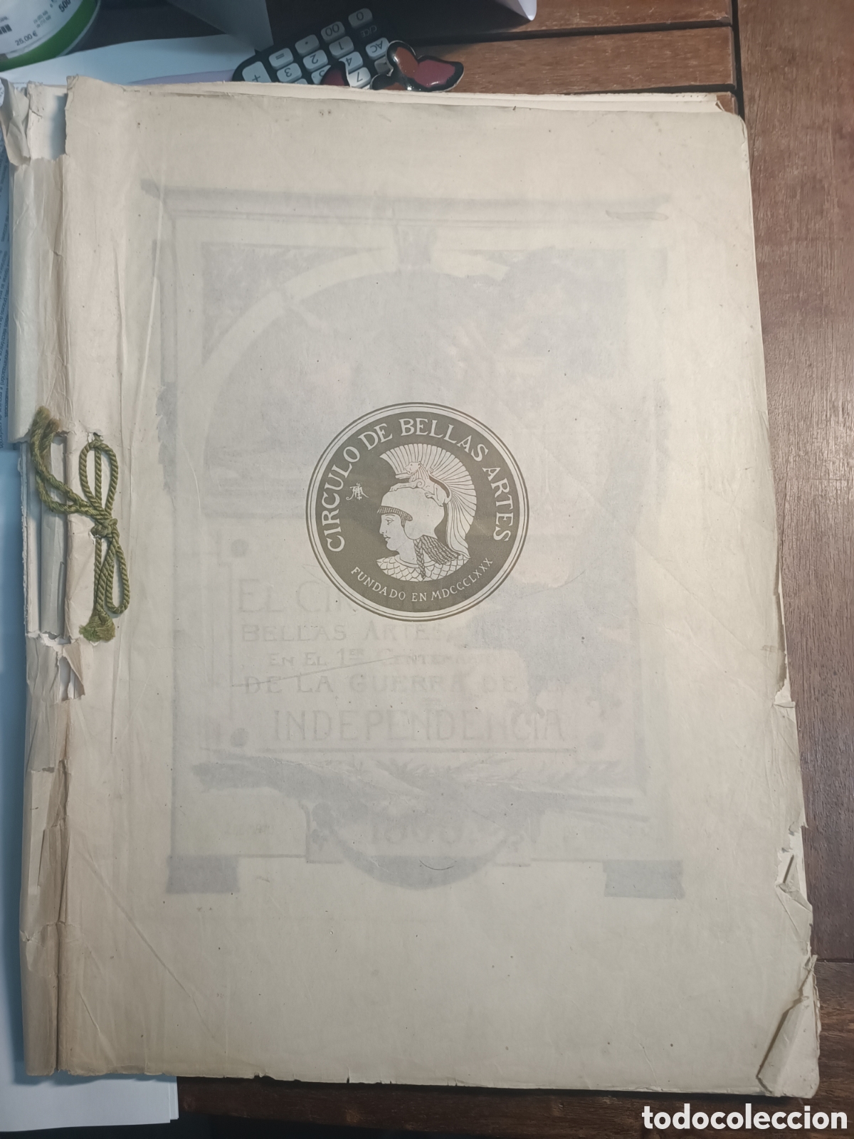 Coleccionismo de revistas y peri&oacute;dicos: C&iacute;rculo de Bellas Artes en el primer centenario de la Guerra de la Independencia revista Madrid 1908
