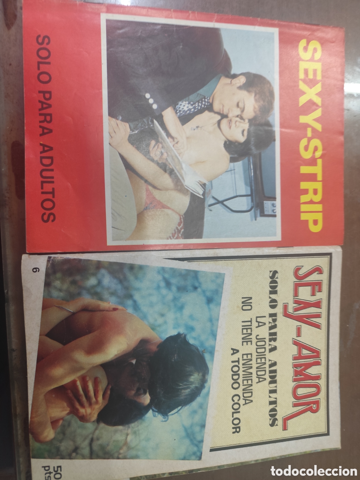 Coleccionismo de revistas y peri&oacute;dicos: Lote 7 ejemplares revista Erotica porno espa&ntilde;olas. A&ntilde;os 70. Ver fotos