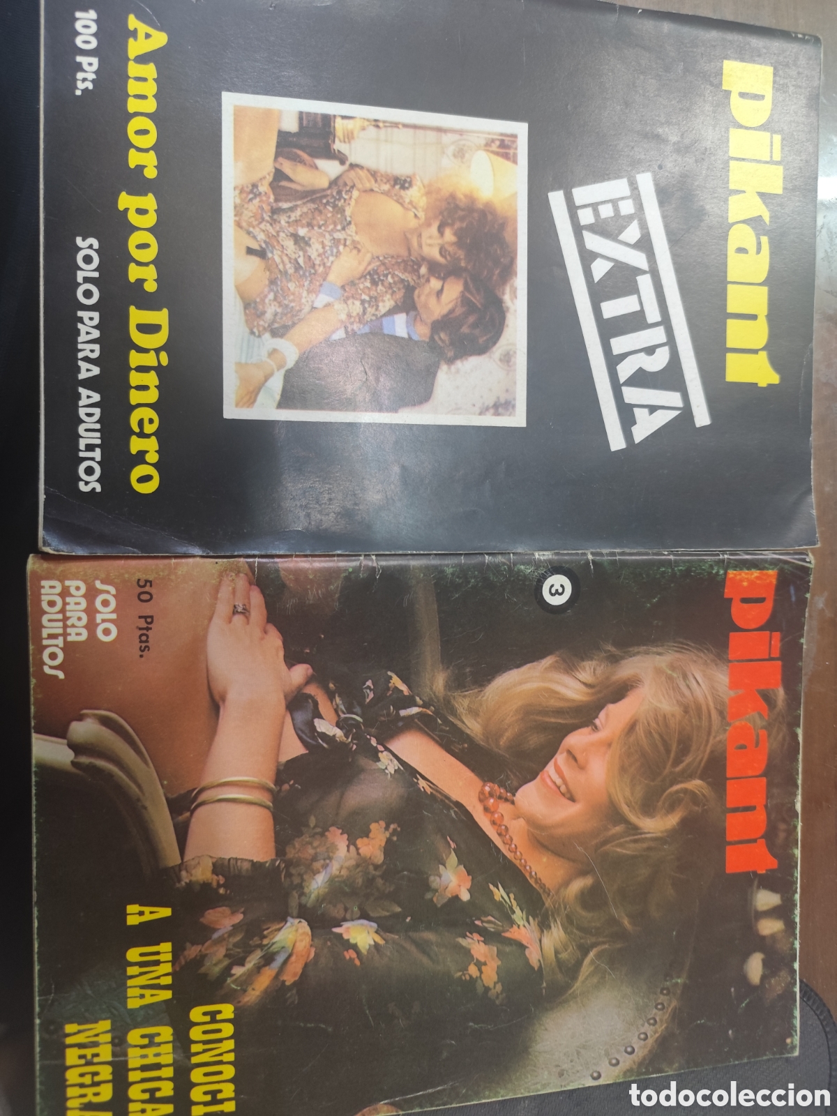 Coleccionismo de revistas y peri&oacute;dicos: Lote 3 ejemplares revista Erotica Porno Pikant. A&ntilde;os 70