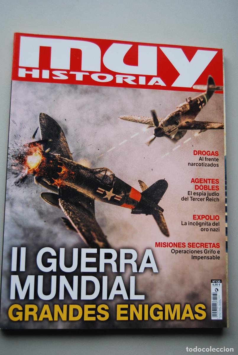Coleccionismo de revistas y peri&oacute;dicos: MUY HISTORIA-NUMERO-130-2020 : SEGUNDA GUERRA MUNDIAL, GRANDES ENIGMAS-DROGAS-AGENTES DOBLES