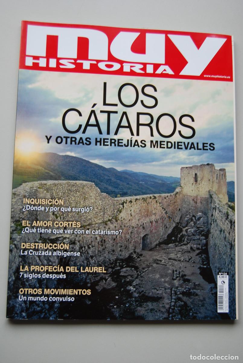 Coleccionismo de revistas y peri&oacute;dicos: MUY HISTORIA-NUMERO-134-2021 : LOS C&Aacute;TAROS Y OTRAS HEREJ&Iacute;AS MEDIEVALES