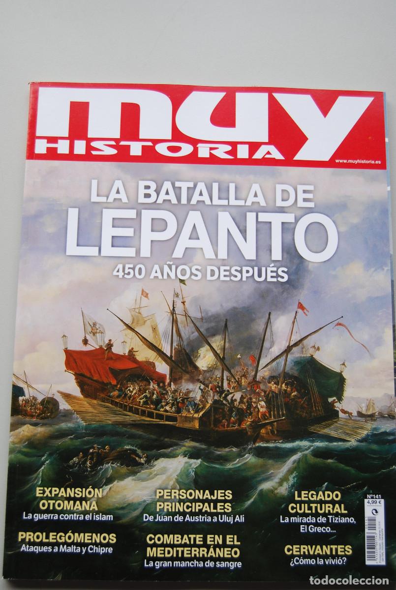 Coleccionismo de revistas y peri&oacute;dicos: MUY HISTORIA-NUMERO-141-2021 : LA BATALLA DE LEPANTO, 450 A&Ntilde;OS DESPU&Eacute;S