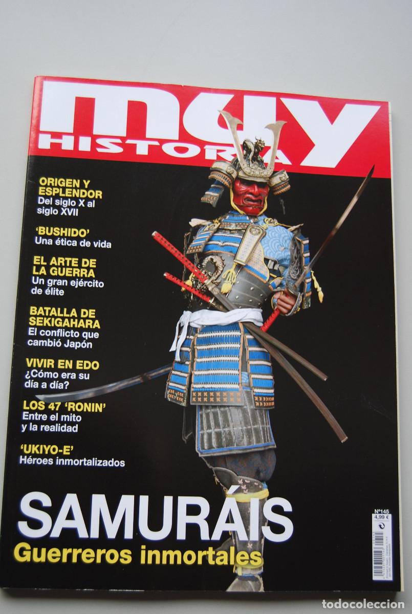 Coleccionismo de revistas y peri&oacute;dicos: MUY HISTORIA-NUMERO-145-2022 : SAMUR&Aacute;IS, GUERREROS INMORTALES