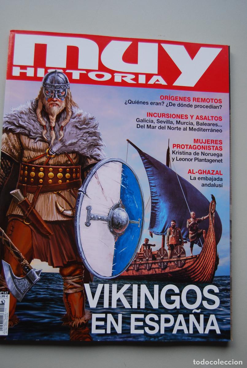 Coleccionismo de revistas y peri&oacute;dicos: MUY HISTORIA-NUMERO-147-2022 : VIKINGOS EN ESPA&Ntilde;A-INCURSIONES Y ASALTOS