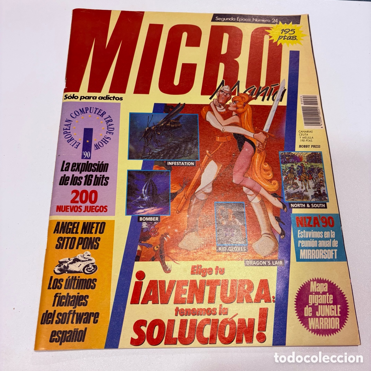 Coleccionismo de revistas y peri&oacute;dicos: revista micromania micro mania segunda epoca n&ordm; 24