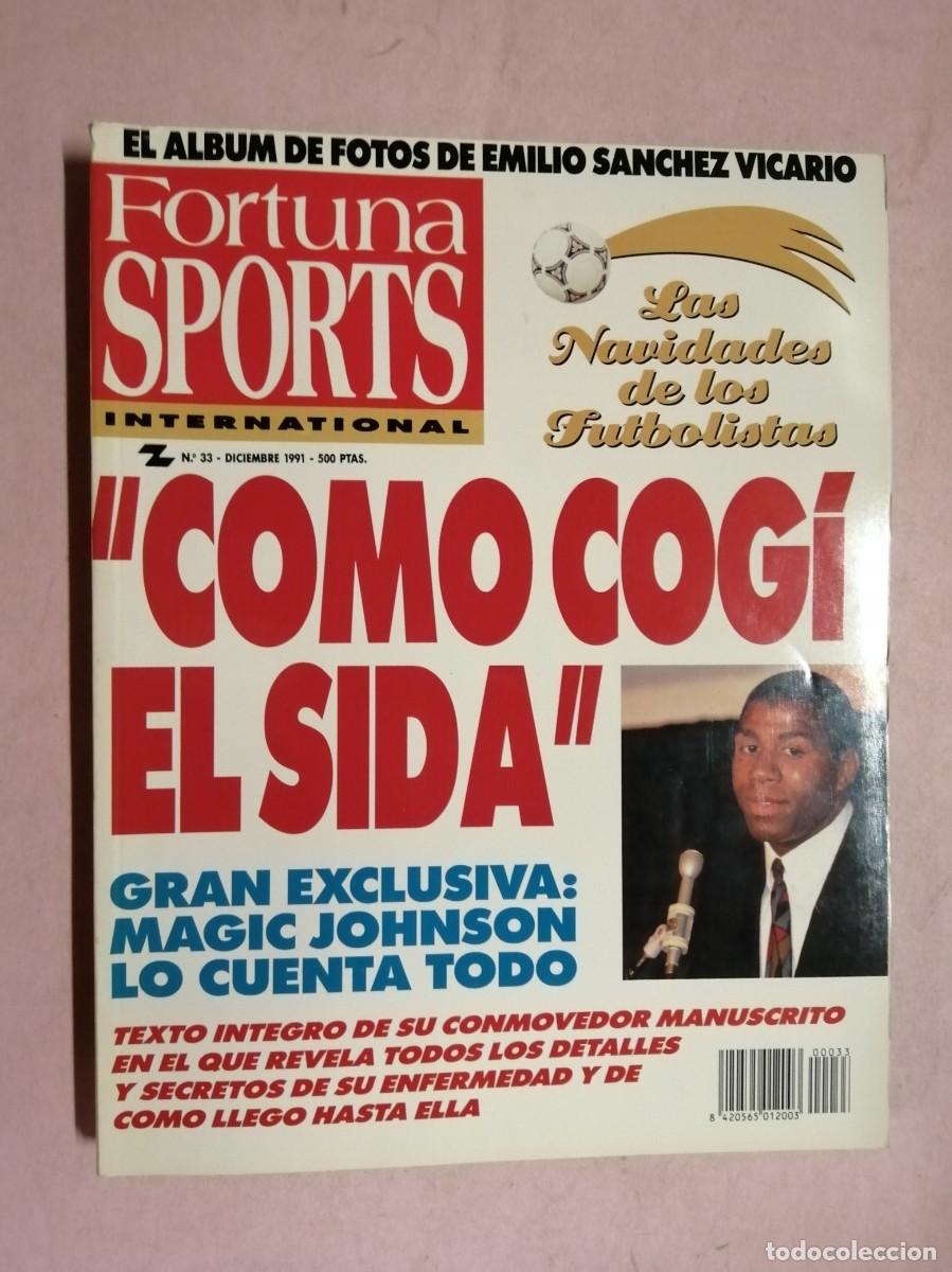 Coleccionismo de revistas y peri&oacute;dicos: REVISTA FORTUNA SPORTS (NUMERO 33) MAGIC JOHNSON, COMO COGI EL SIDA