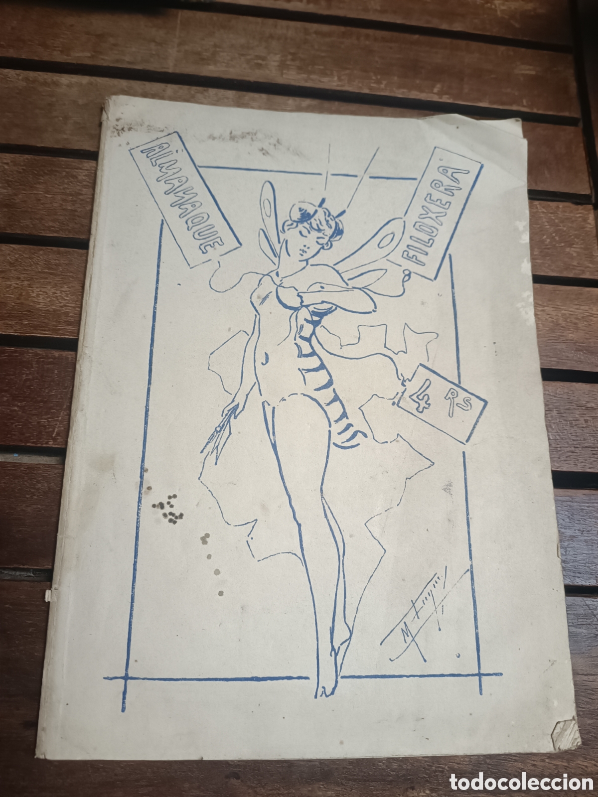 Sammeln von Zeitschriften und Zeitungen: Almanaque pol&iacute;tico sat&iacute;rico de La Filoxera para 1879 Manuel Luque Mon