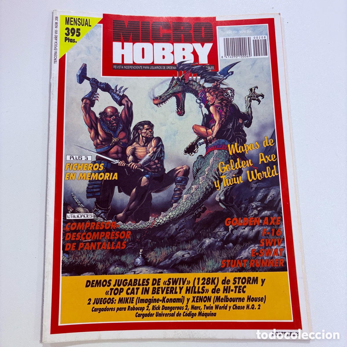 Coleccionismo de revistas y peri&oacute;dicos: revista microhobby n&ordm; 208 micro hobby