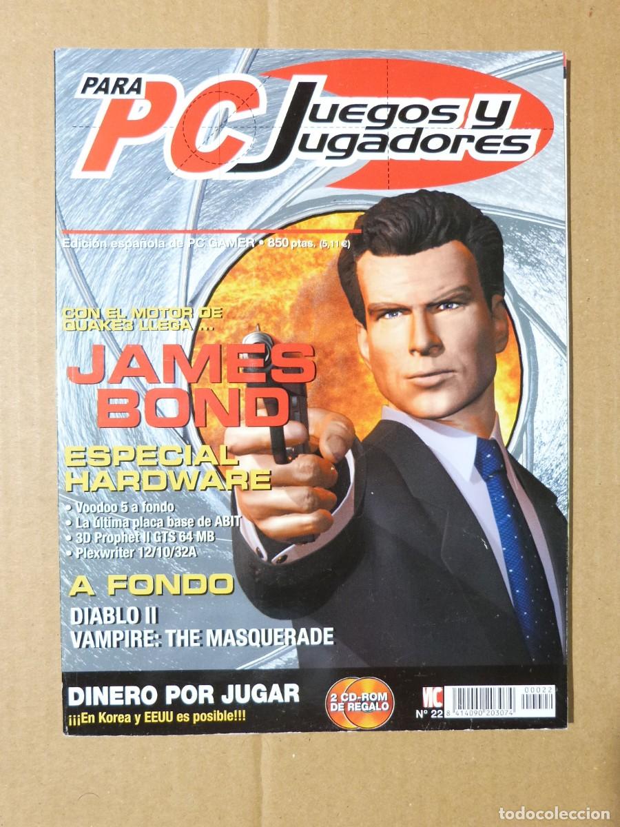 Coleccionismo de revistas y peri&oacute;dicos: PC Juegos y Jugadores 22 Deus Ex James Bond Vampire The Masquerade Morpheus Voodoo 5