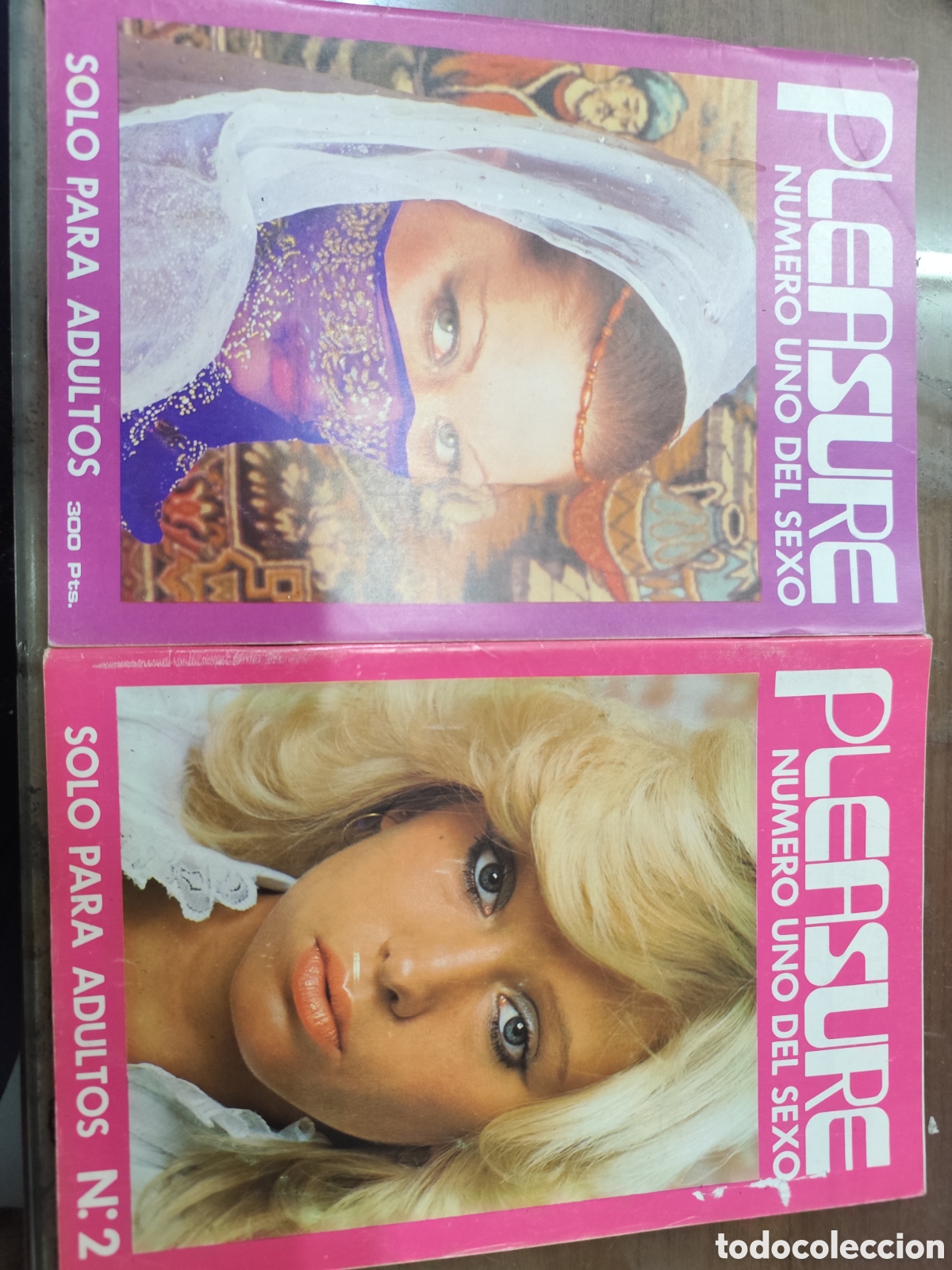 Coleccionismo de revistas y peri&oacute;dicos: Lote 10 ejemplares revista Erotica Porno Pleasure. N&uacute;mero uno del sexo. N.1,2,3,4,5,6,7,8,9 y 10.
