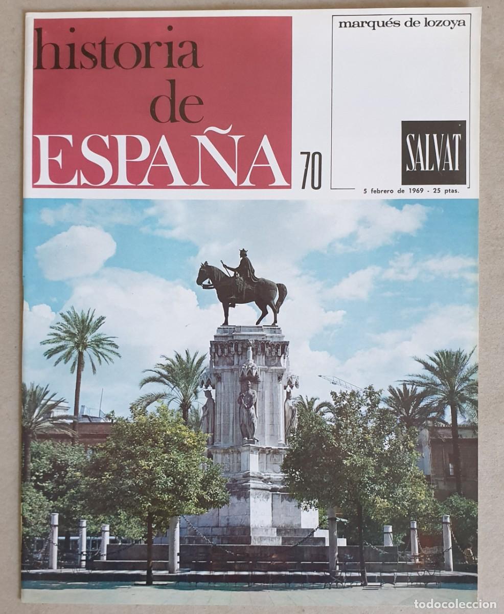 Coleccionismo de revistas y peri&oacute;dicos: Historia de Espa&ntilde;a. Fasc&iacute;culo 70 del volumen II. Salvat. 1969