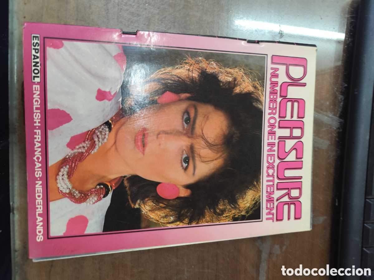Coleccionismo de revistas y peri&oacute;dicos: Revista Erotica Porno Pleasure n.43. incluye p&oacute;ster central