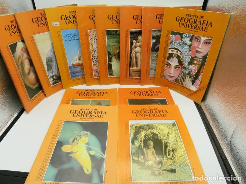 Collectionnisme de Revues et Journaux: Revista de Geograf&iacute;a Universal Edici&oacute;n Espa&ntilde;ola Lote 12 Revistas (1981-1985) - Varios - Fundaci&oacute;n Cu