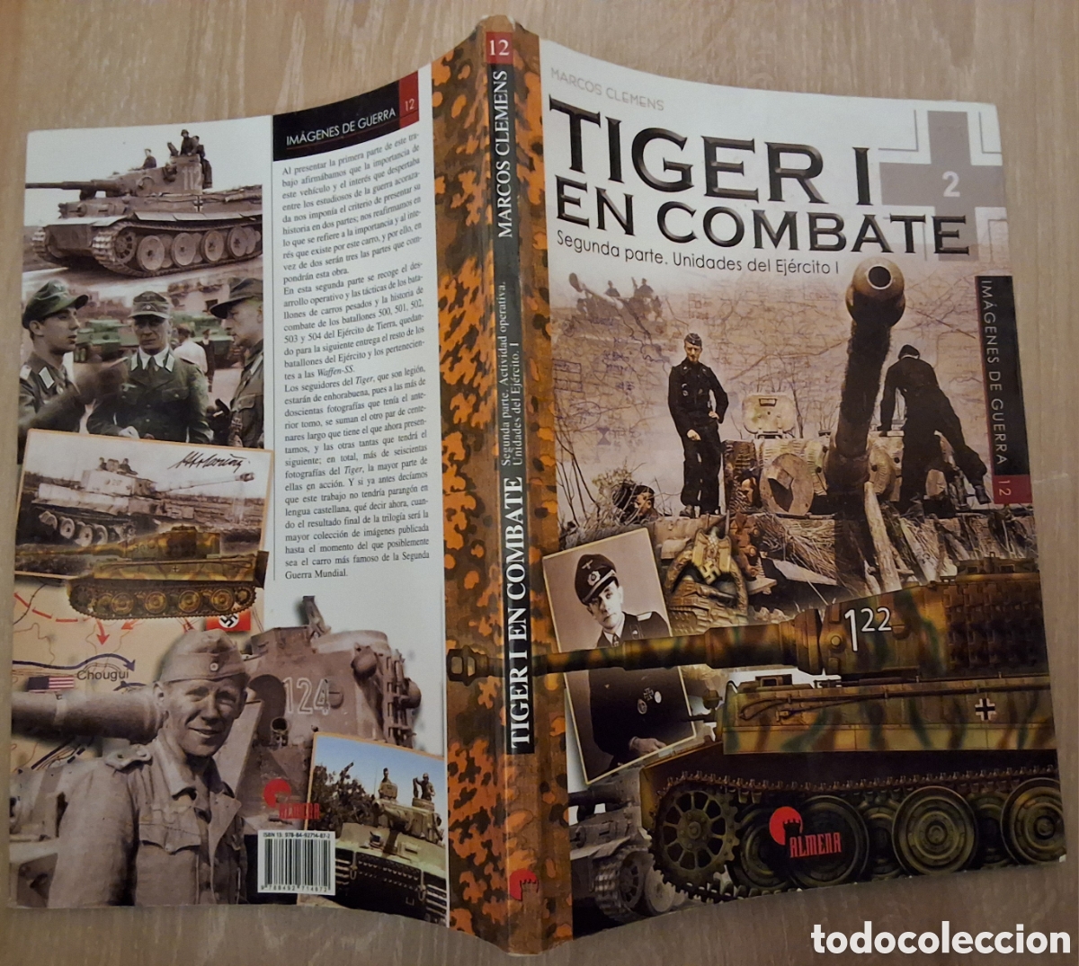 Coleccionismo de revistas y peri&oacute;dicos: Tiger I en combate 2, unidades del ej&eacute;rcito I de M. Clemens revista imagenes guerra 12