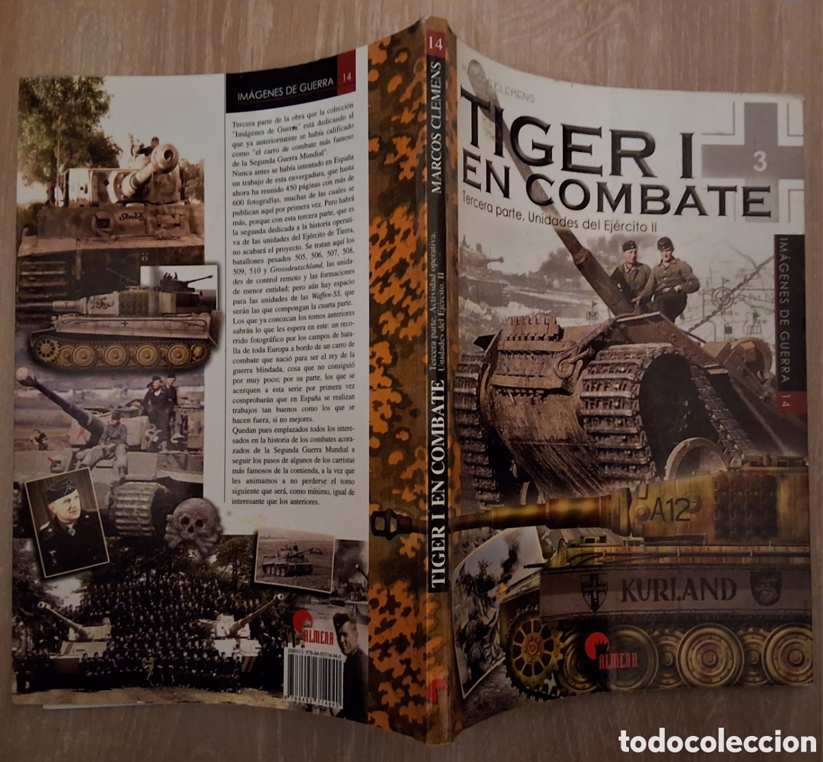 Coleccionismo de revistas y peri&oacute;dicos: Tiger I en combate 3 unidades de ej&eacute;rcito II de M. Clemens revista imagenes guerra 14