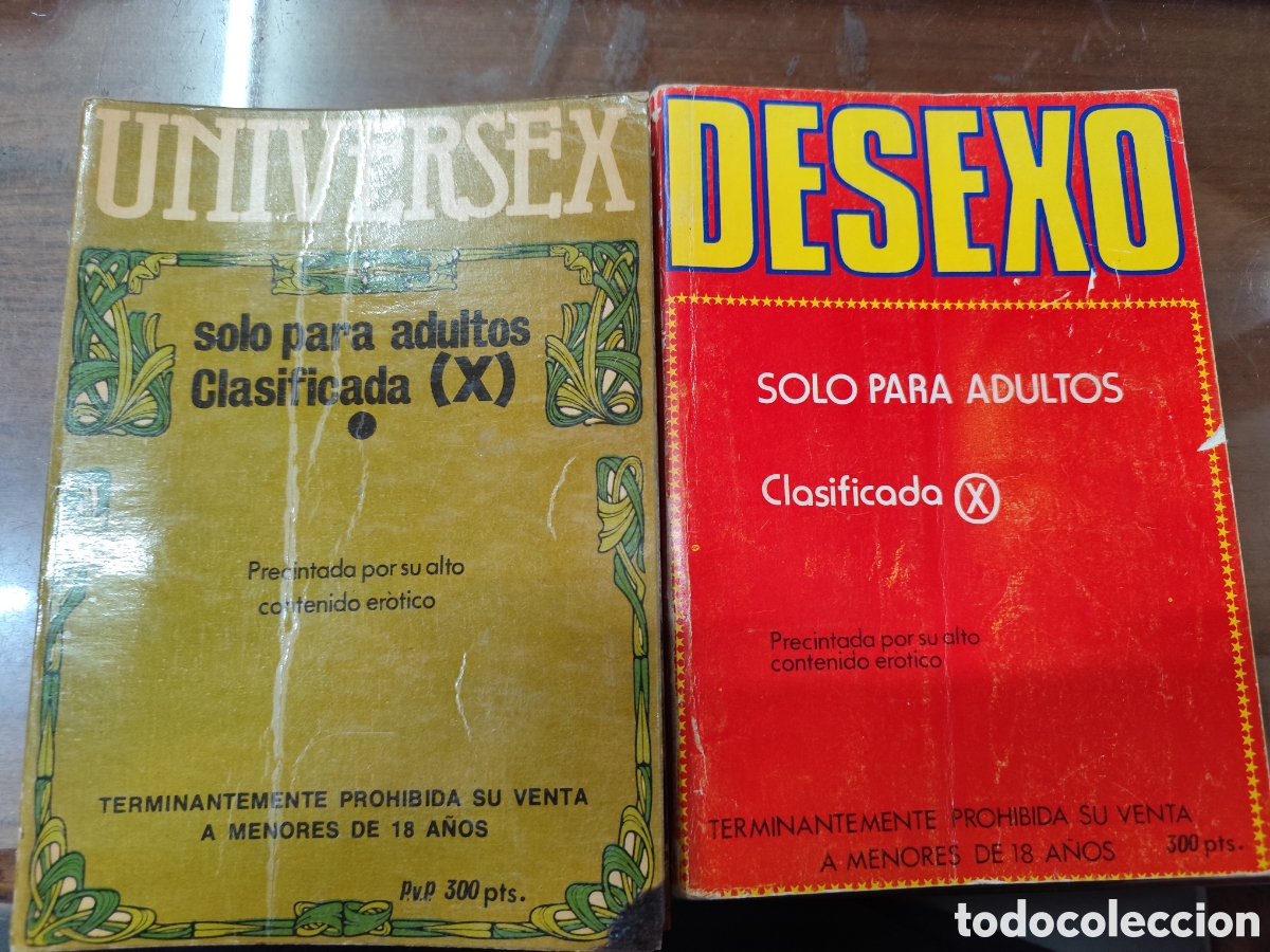 Coleccionismo de revistas y peri&oacute;dicos: Lote 2 ejemplares revista Erotica Porno Universex y Desexo. A&ntilde;os 79-80