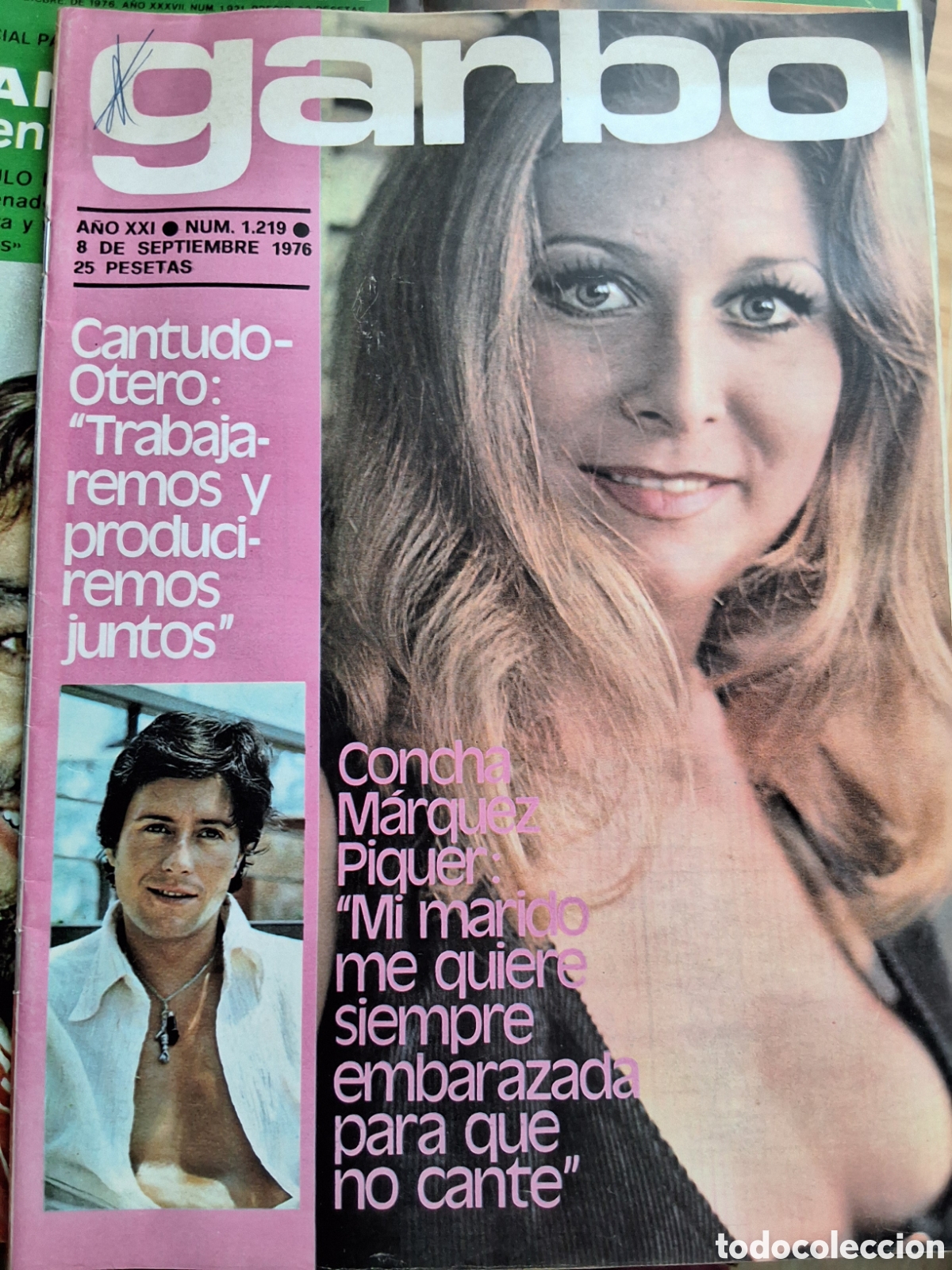 Coleccionismo de revistas y peri&oacute;dicos: Garbo revista actualidad a&ntilde;o 8/9/1976