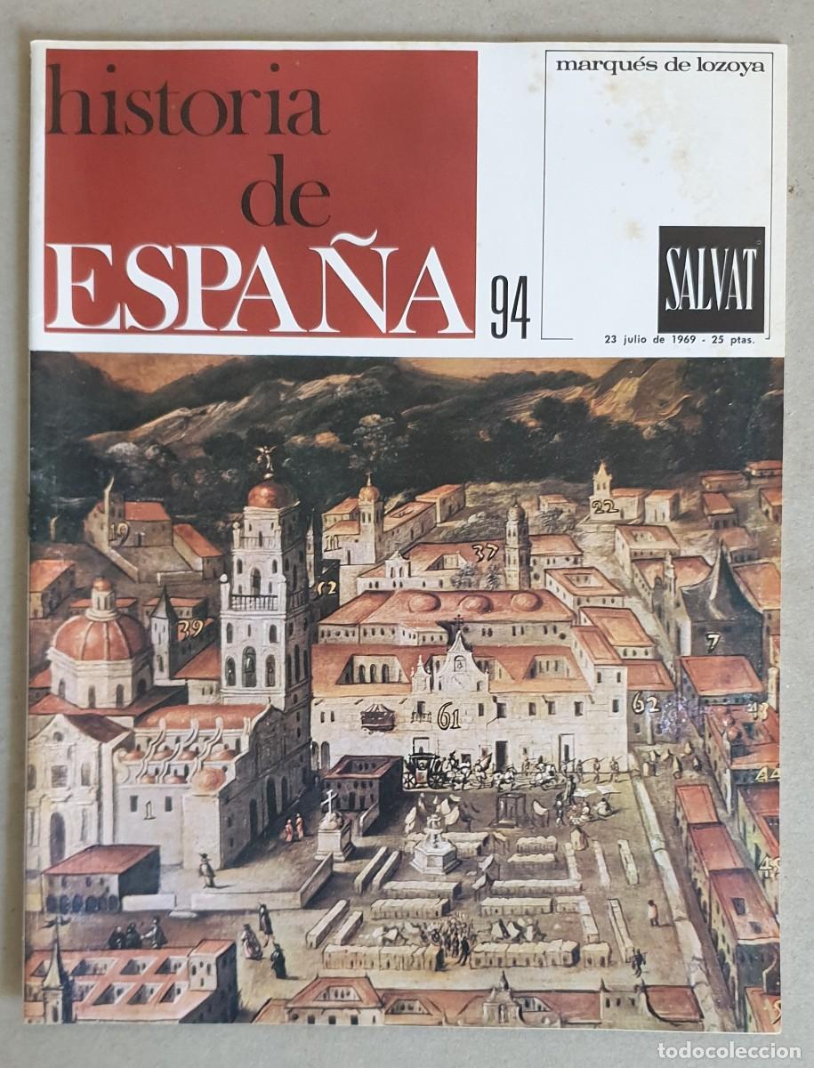 Colecionismo de Revistas e Jornais: Historia de Espa&ntilde;a. Fasc&iacute;culo 94 del volumen V. Salvat. 1969