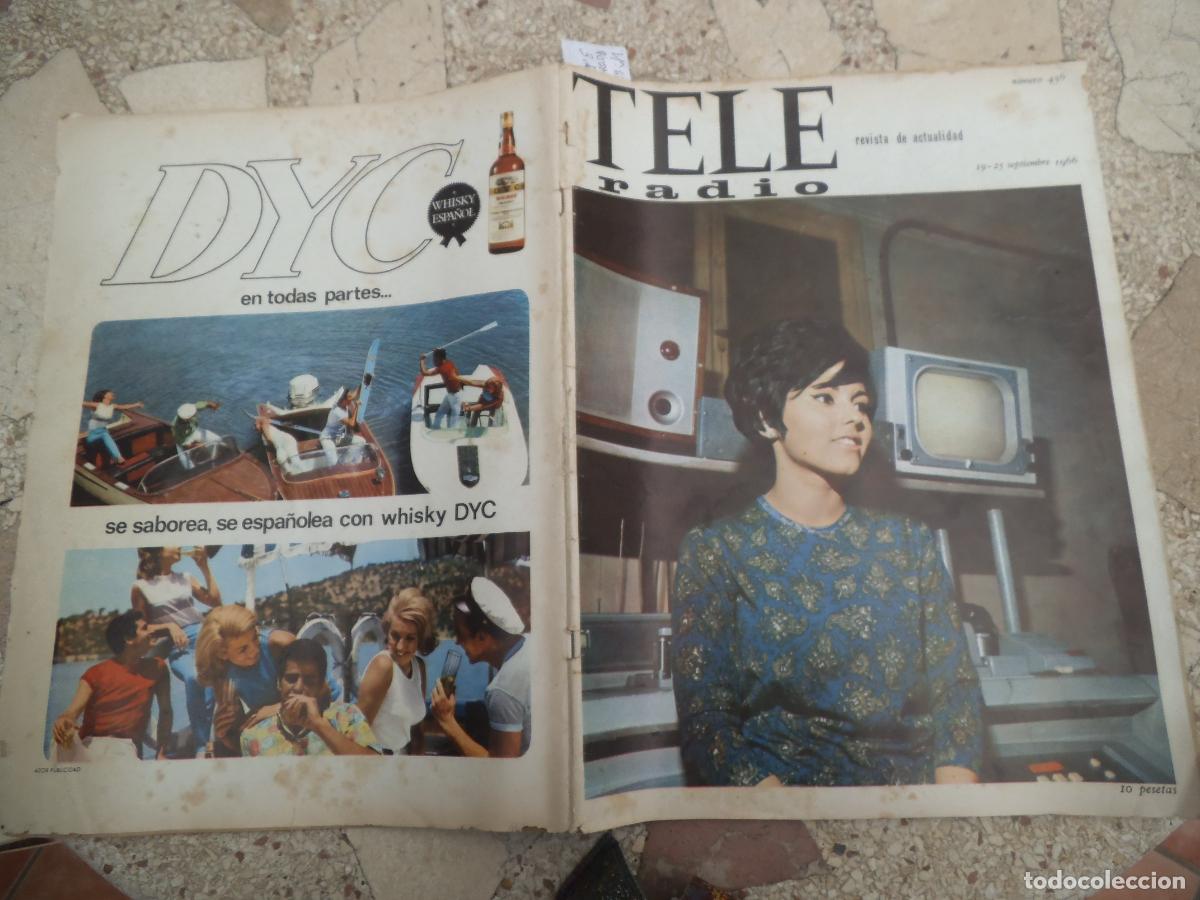 Coleccionismo de revistas y peri&oacute;dicos: tele radio n&ordm; 456. 1966, h&ordf; gente iberica, teatro real, teresa pavez, perry mason, 3 castilla