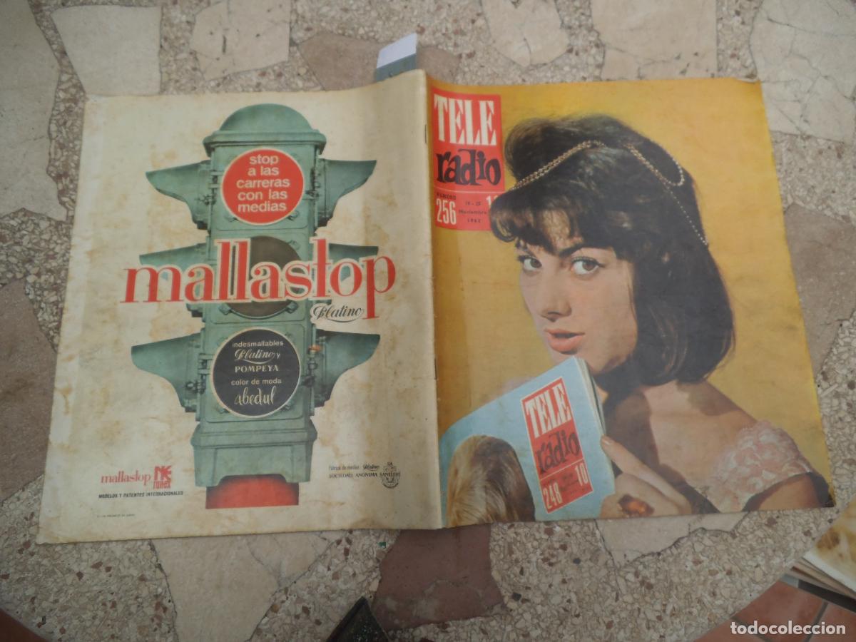Coleccionismo de revistas y peri&oacute;dicos: tele radio n&ordm; 256. 1962, jose luis lopez vazquez, los 5 latinos, rosario y antonio