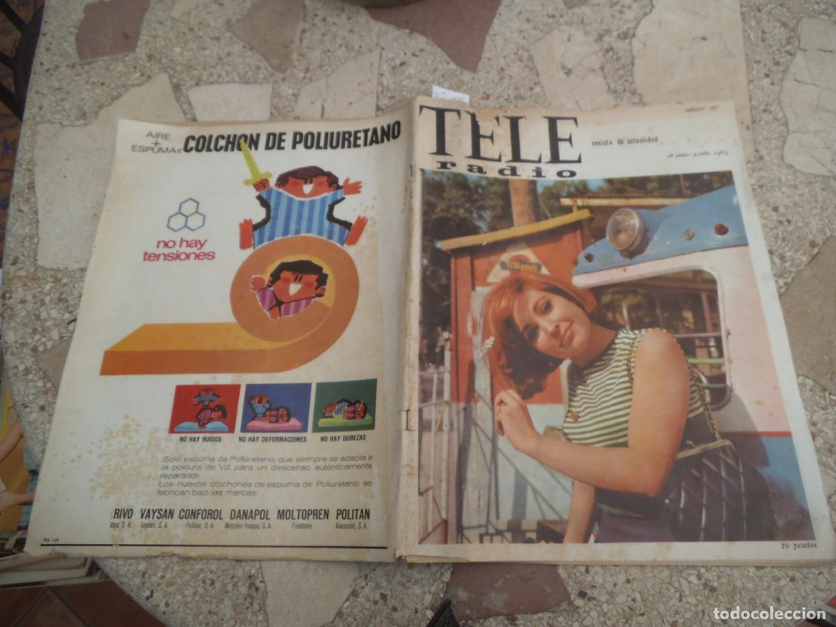 Coleccionismo de revistas y peri&oacute;dicos: tele radio n&ordm; 392. 1965, a toda plana, silvia pinal, el virginiano, rosalia, mas palomas