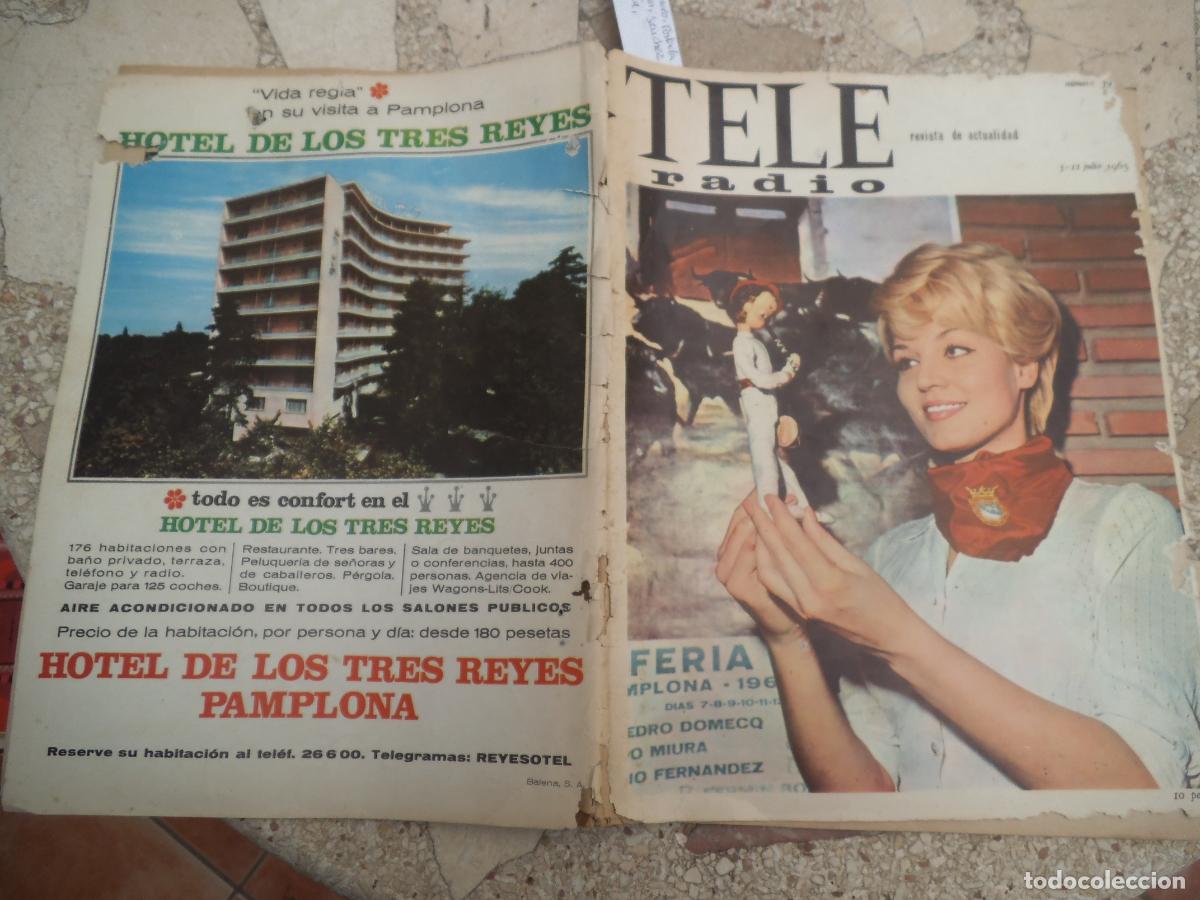 Coleccionismo de revistas y peri&oacute;dicos: tele radio n&ordm; 393. 1965, san fermines sanchez silva, tania velia