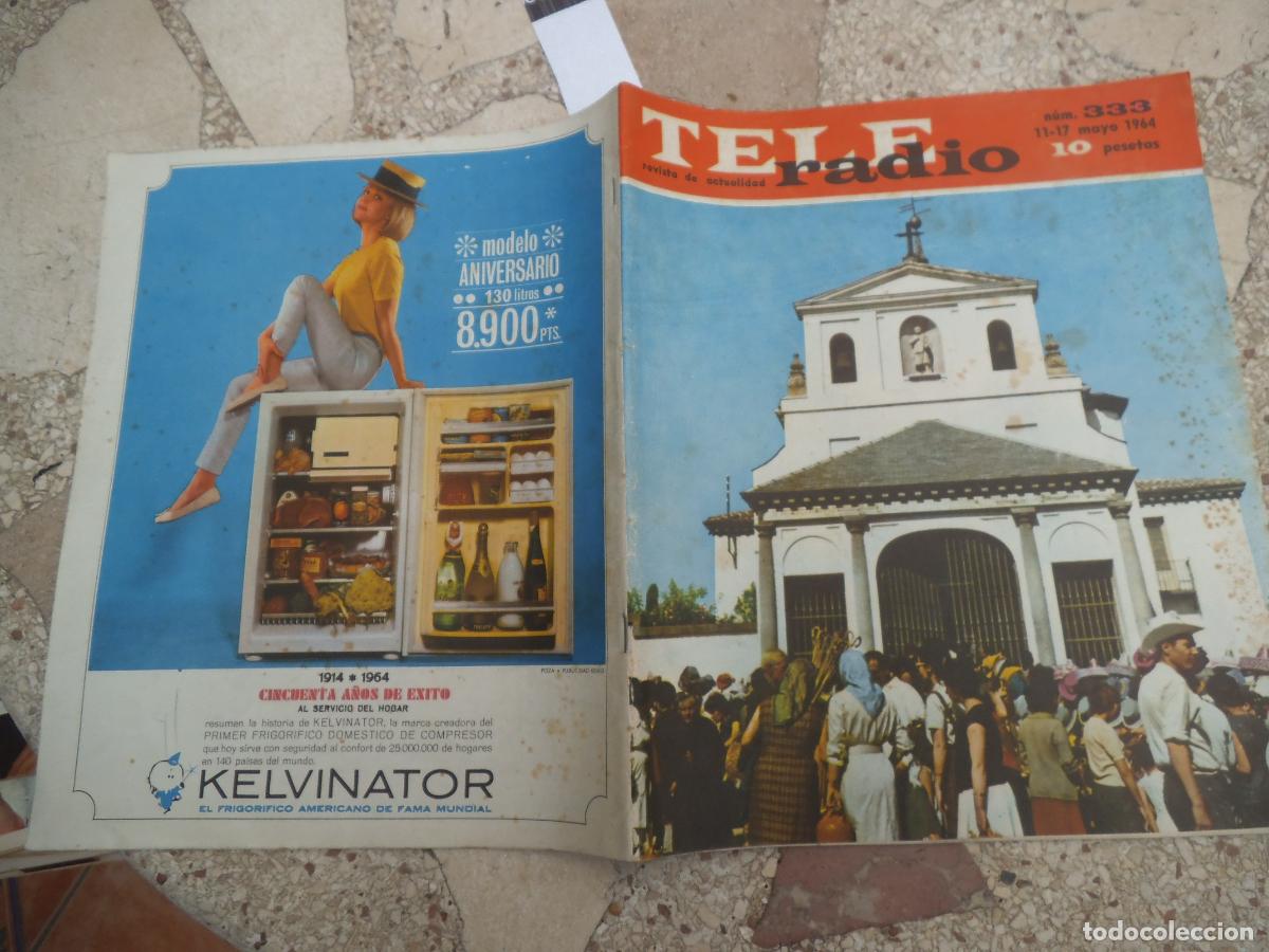 Sammeln von Zeitschriften und Zeitungen: tele radio n&ordm; 333. 1964, tomas salvador, gila, frank alamo, miss ecuador 1961,