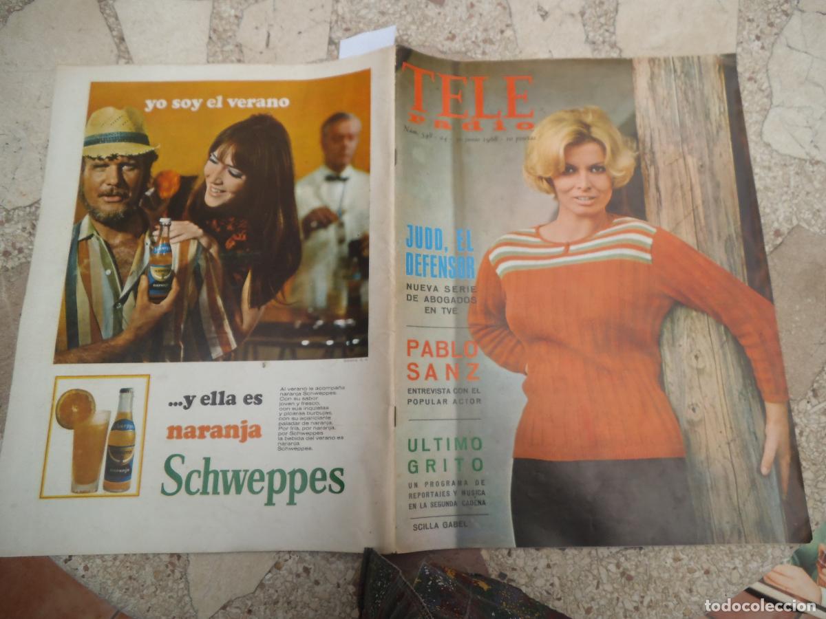 Coleccionismo de revistas y peri&oacute;dicos: tele radio n&ordm; 548. 1968, judd (el defensor), pablo sanz, el ultimo grito, roy elzel, scilla gabel